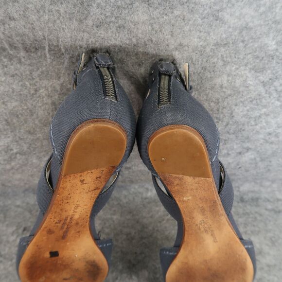 Vera Wang Lavender Shoes Womens 7 Sandal Flats Ankle Strap Fringe Bow Fashion - Picture 11 of 14